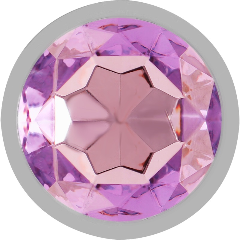 Let your buttocks shine with the anal plug from Intense, dec... Intense - Metal Gem Plug S - Purple photo-2