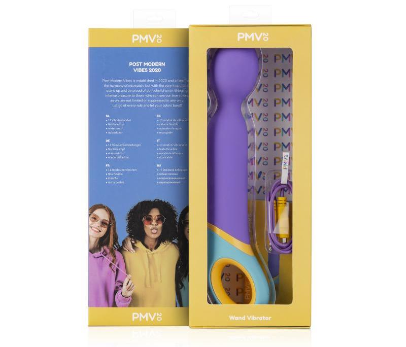 Base is a colourful addition to the wand vibrator collection... PMV20 - Base Wand Vibrator - Purple photo-9