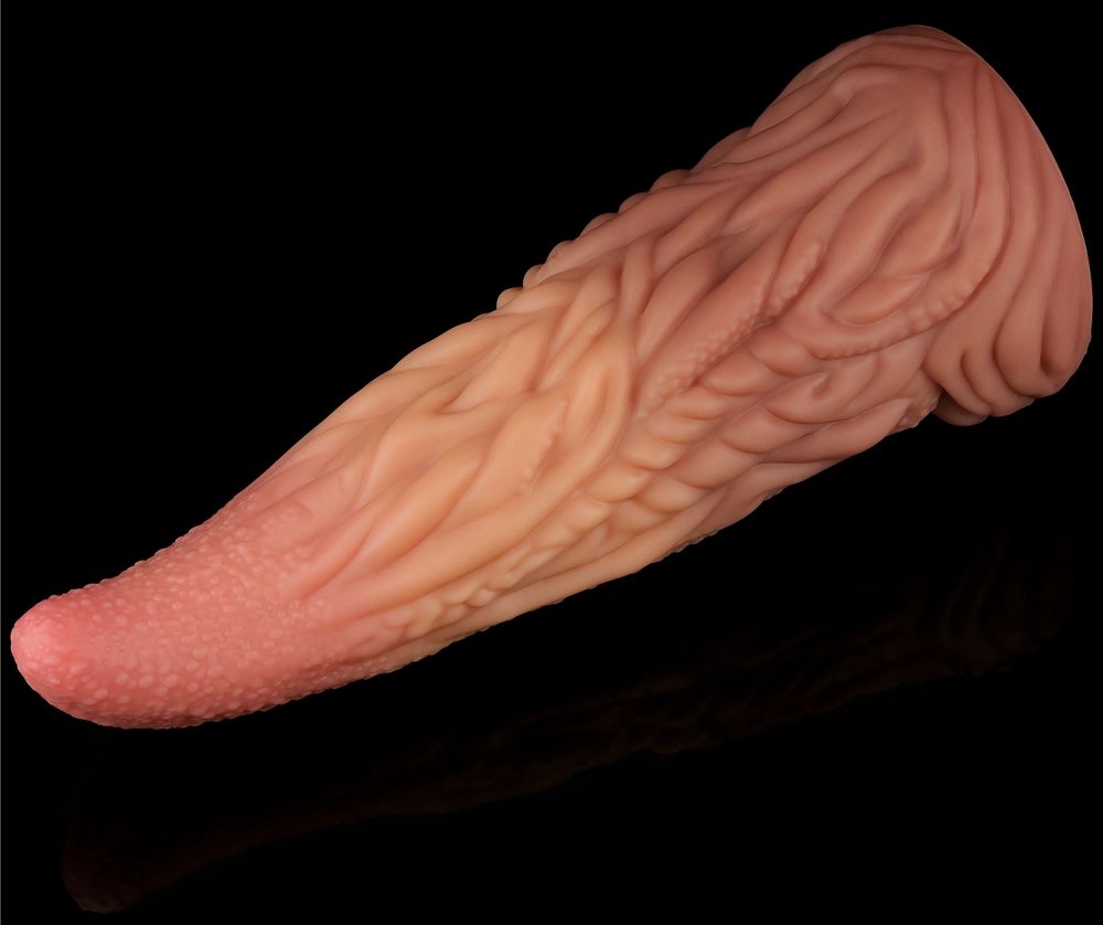 Built to deliver the most lifelike satisfaction, Love Toy du... Lovetoy - 10'' Dual Layered King Sized Tongue photo-16