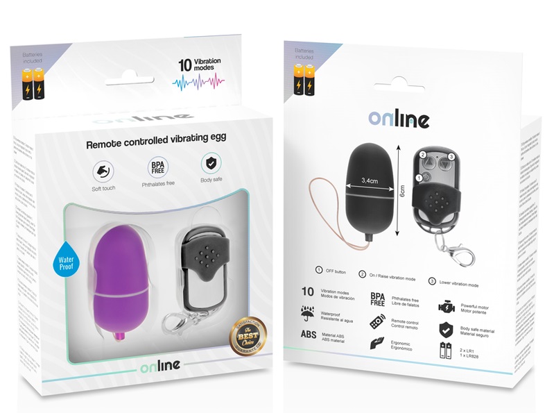Are you tired of the monotony and looking for something to s... Online - Vibro Egg w Remote M - Purple photo-6