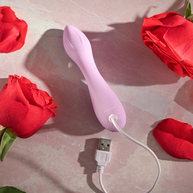 Powerful yet petite, this curvy shape is designed to reach y... Evolved - Lilac G-Spot Vibe - Purple photo-6