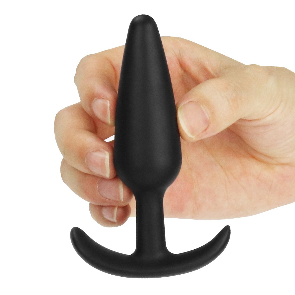Length: 4 inches
Insertable Length: 3.5 inches
Circumference... Lovetoy - Lure Me Classic Anal Plug S - Black photo-2
