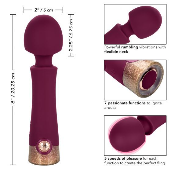 Give yourself over to a sensual love affair with the flexibl... CEN - Jopen Starstruck Romance Massager - Purple photo-7