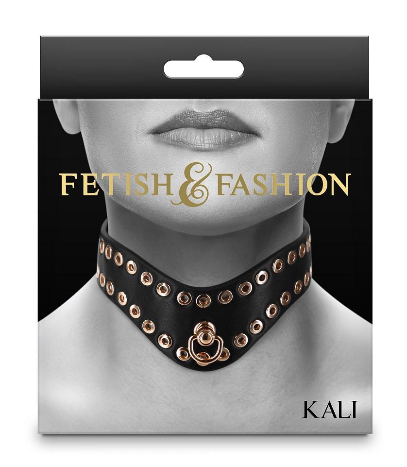 Fetish & Fashion’s Kali Collar is elegance personified. Desi... NS Novelties - Fetish & Fashion Kali Collar - Black photo-2