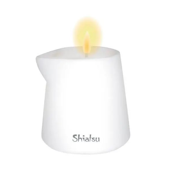 Massage candle with sensual fragrance. The melted candle wax... Shiatsu - Massage Candle Sandalwood 130g photo-2