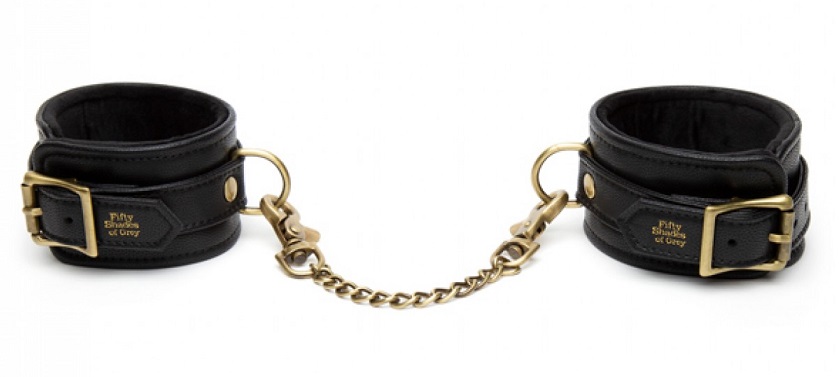 There is nothing you can't love about these strong and s... Fifty Shades of Grey - Bound to You Ankle Cuffs - Black photo-2