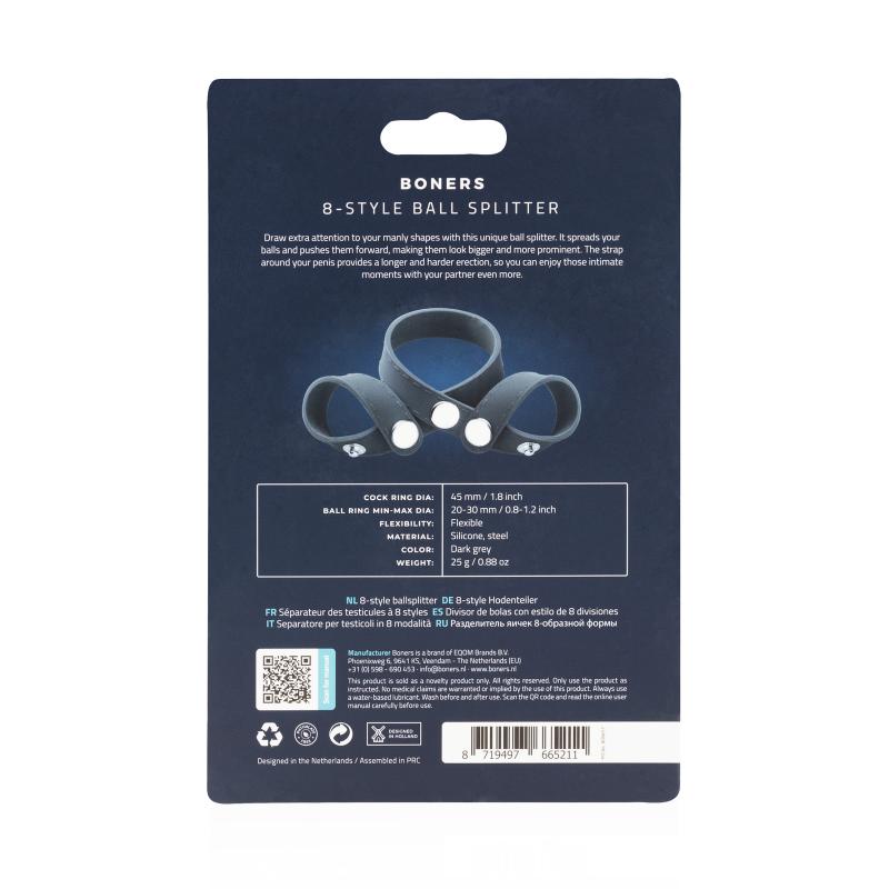 The Boners 8-Style Ball Splitter does not allow any part of ... Boners - 8-Style Ball Splitter - Grey photo-7