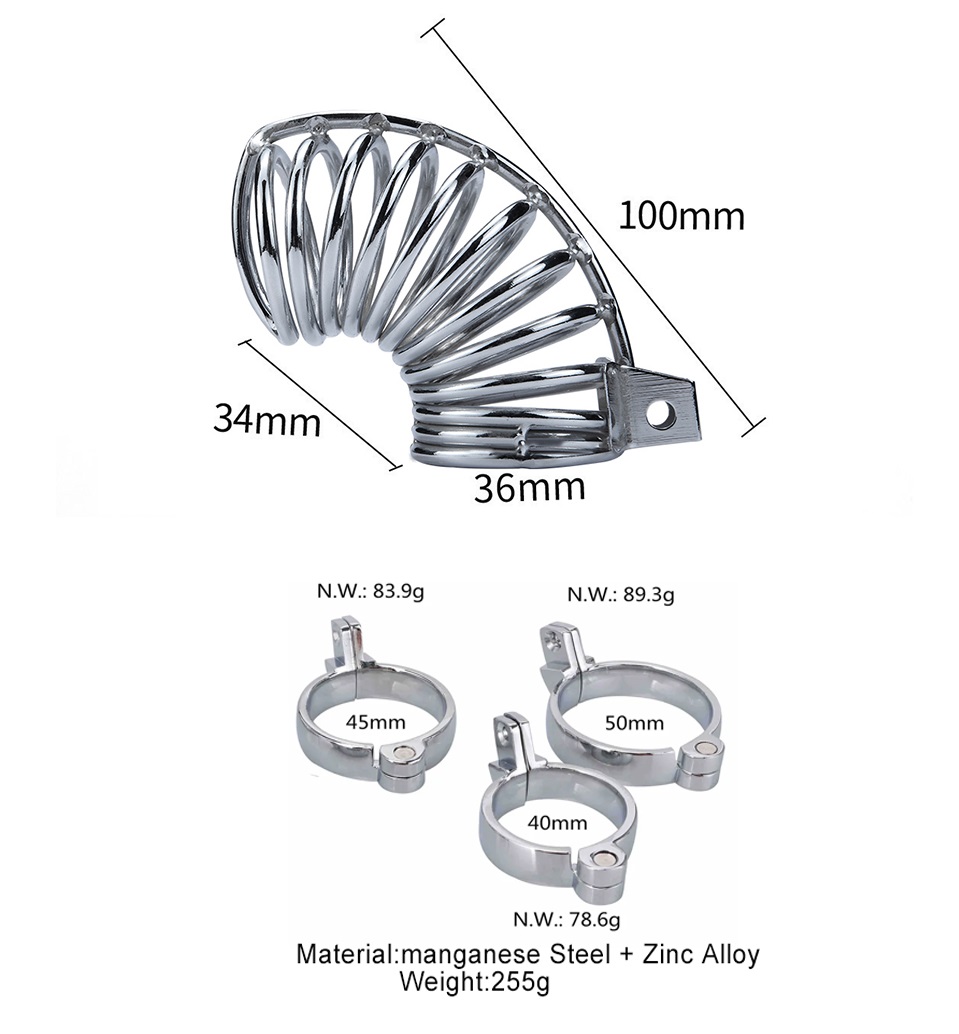 Male hollow chastity device
Material Manganese steel +... MT - Chastity Device 009 photo-7