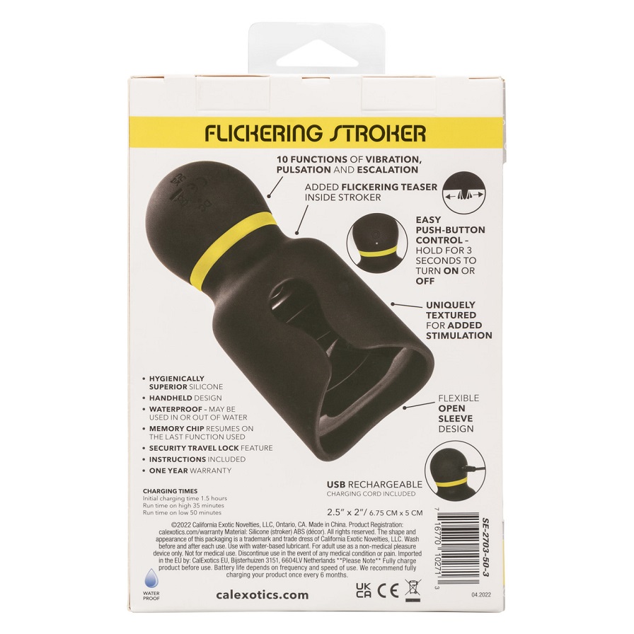 The Boundless Flickering Stroker is a pulsating masturbator ... CEN - Boundless Flickering Vibro Stroker - Black photo-13