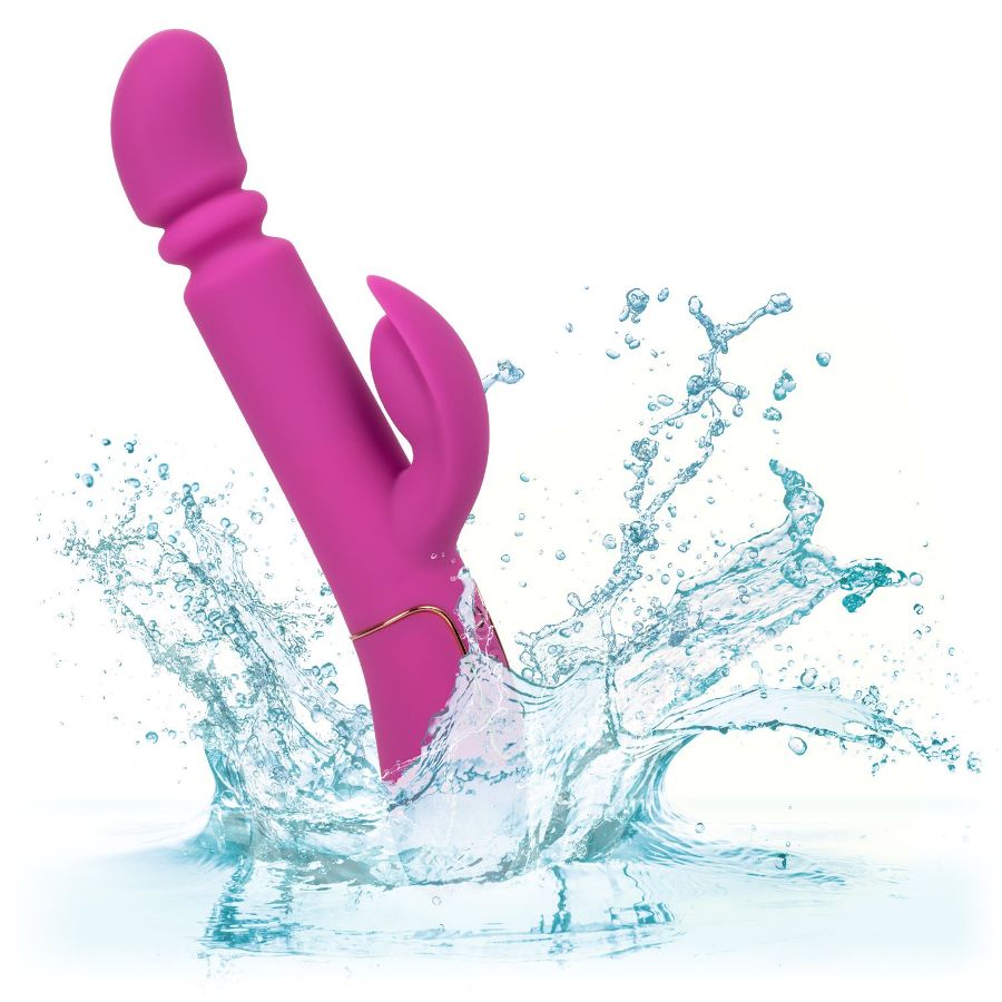 The power of a sex machine in the palm of your hand – now th... CEN - Shameless Slim Player Thrusting Vibe - Purple photo-9
