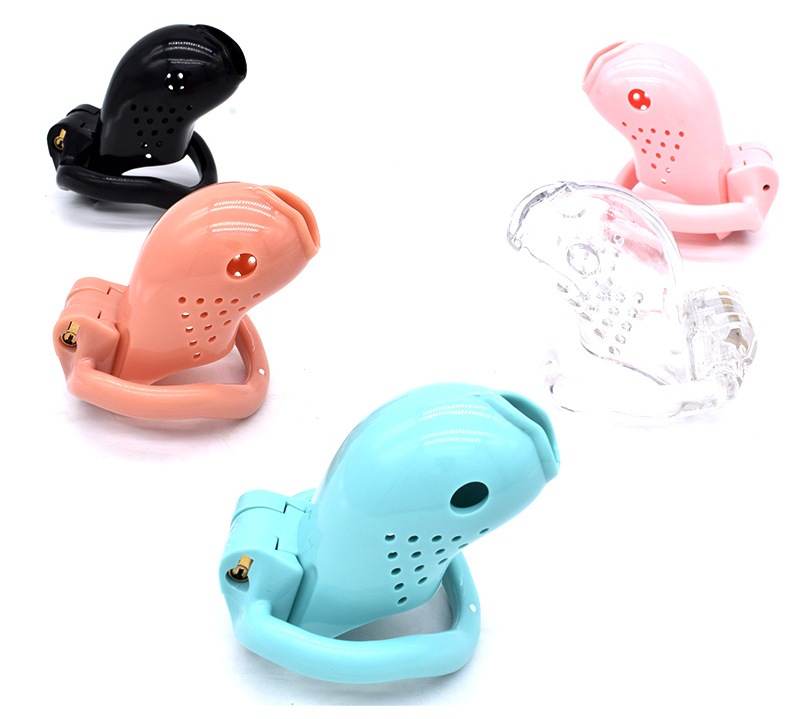 Male chastity device - bird cock cage
Total high: 99mm ... FAAK - Long Bird Chastity Cage - Clear photo-10