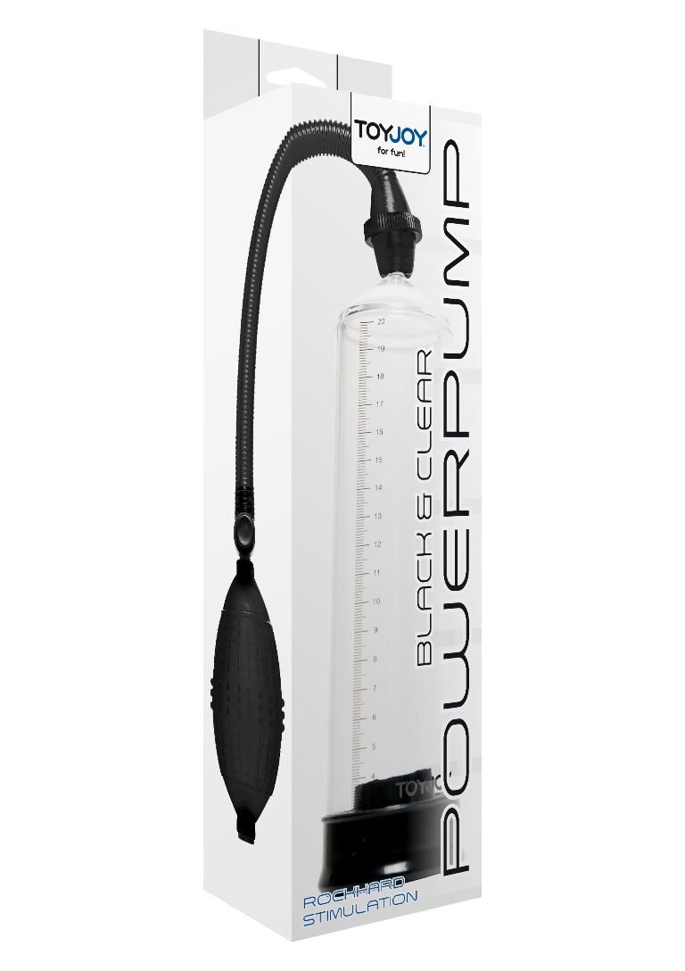 Experience enhanced pleasure with the Power Massage Pump Wit... ToyJoy - Power Pump - Black photo-2