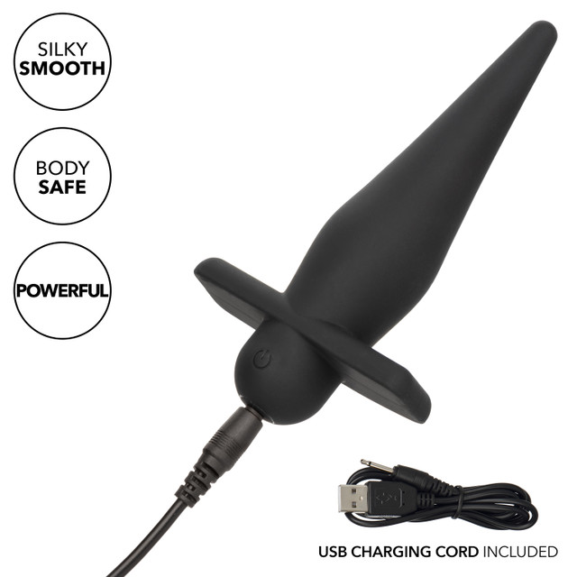 Indulge in pure pleasure with our incredibly powerful Rechar... CEN - High Intensity Vibro Plug - Black photo-6