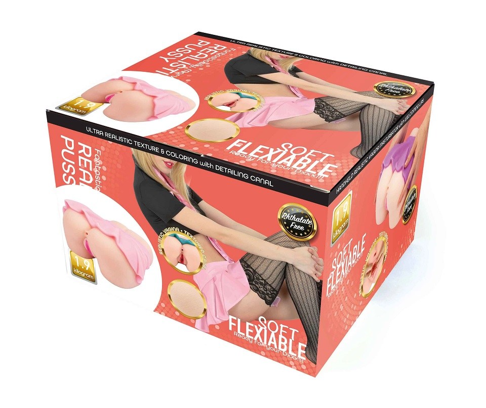Vaginal or anal sex is yours whenever you want it with the r... Jorokumo - Mini Skirt 1.9kg Masturbator - Pink photo-12