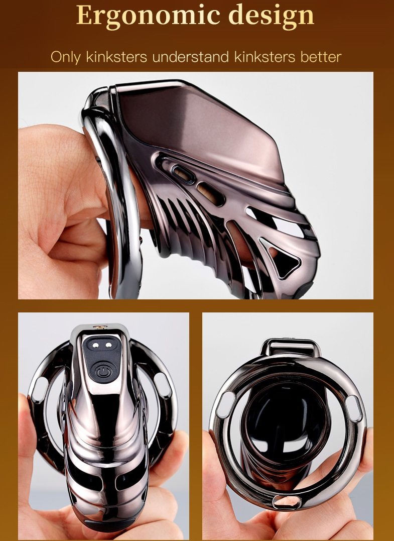 Lockink Electric Eel Estim Play Chastity Cage combines chast... Lockink - Estim Chastity Cage photo-7