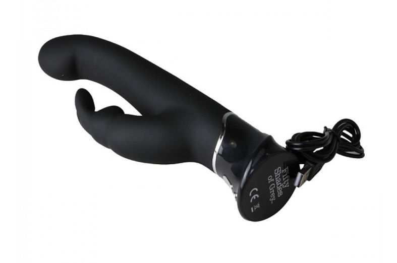 Just like Anastasia, you won't be able to get enough of ... Fifty Shades of Grey - Greedy Girl G-Spot Rabbit Vibrator - Black photo-5