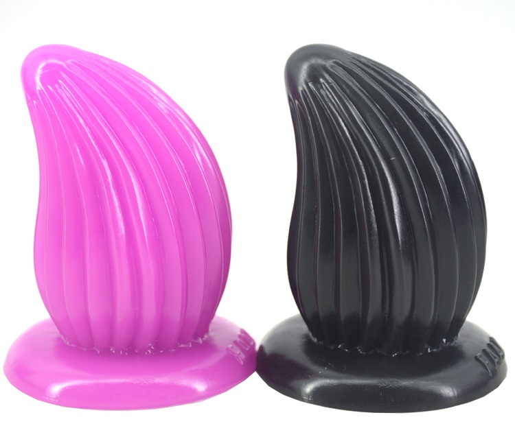 Small conch shape anal plug,environmental healthy, easy clea... FAAK - Small Conch Anal Plug - Purple photo-6