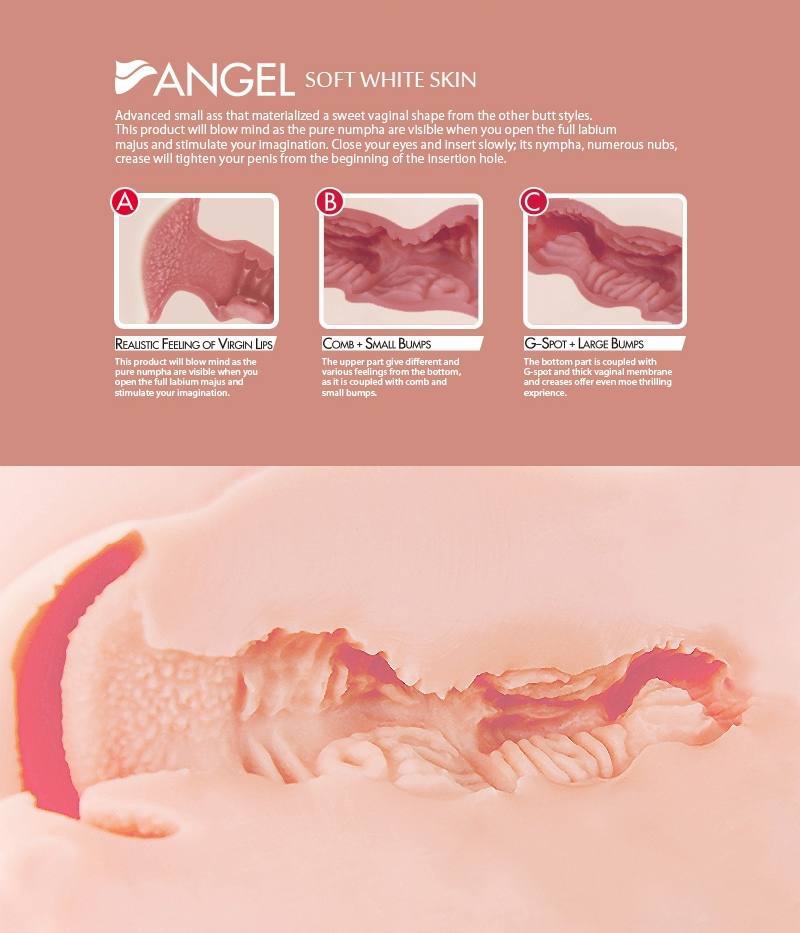 Angel-2. This product is medium-sized bottom buttocks mastur... Kokos - Angel Butt Masturbator photo-7