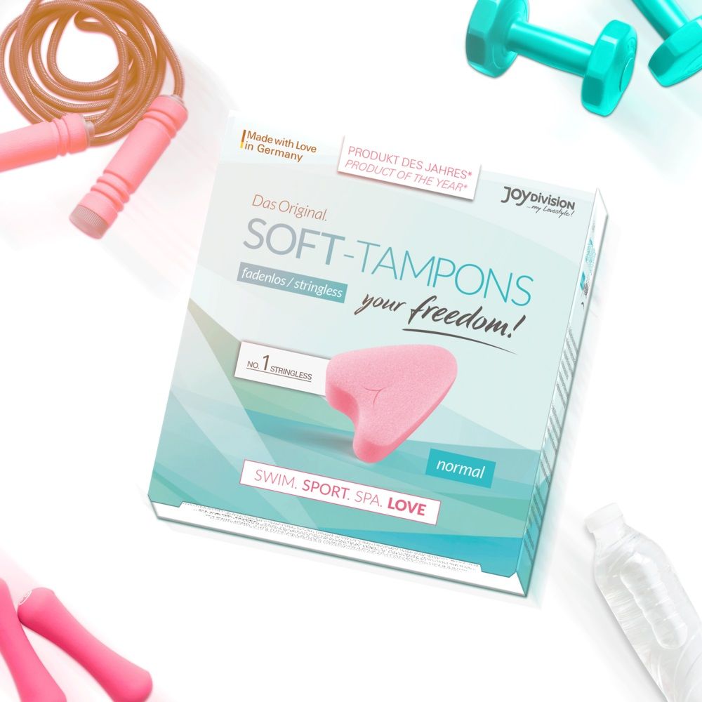 Discover your stringless freedom now!
Soft-Tampons are the ... Joy Division - Soft Tampons Normal 3's Pack photo-7