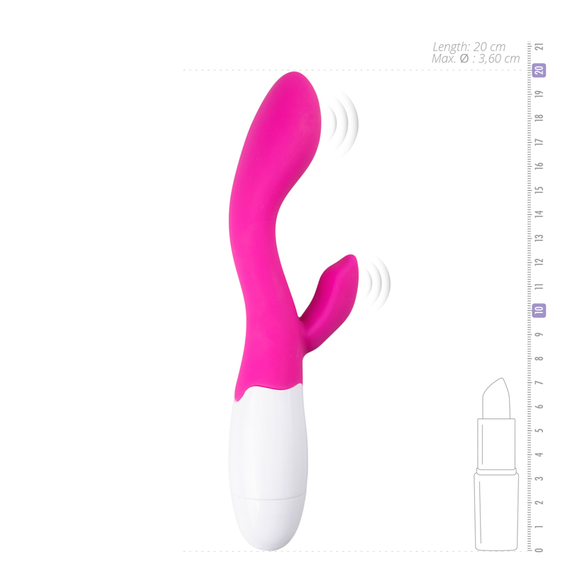 Meet the Lily vibrator from the EasyToys collection. This si... Easytoys - Lily Rabbit Vibe - Pink photo-5