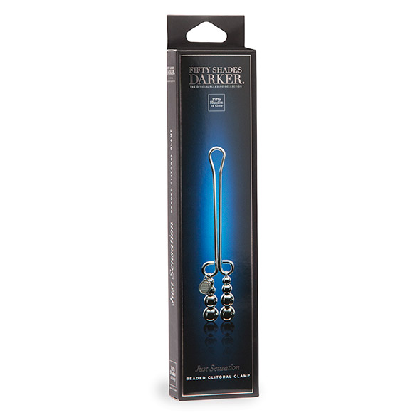 The clitoris boasts more than 8,000 nerve endings, but did y... Fifty Shades - Just Sensation Beaded Clitoral Clamp photo-3