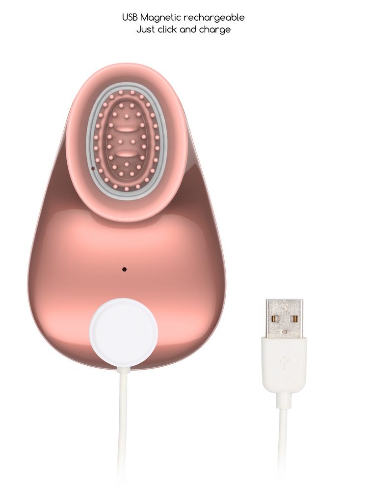 This hands-free, beautifully designed, small and innovate to... Innovation - Twitch Suction Vibrator - Rose Gold photo-9