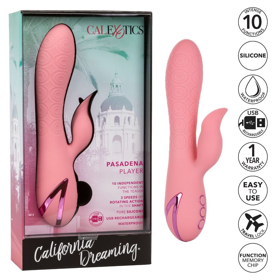 Give into the beauty of pleasure with the perfectly crafted ... CEN - CalDream Pasadena Player Vibrator - Pink photo-12