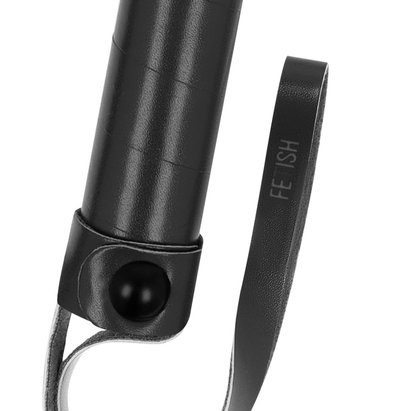 Raise the level of your fetish games and discover your domin... Fetish Submissive - Flogger Vegan Leather - Black photo-3