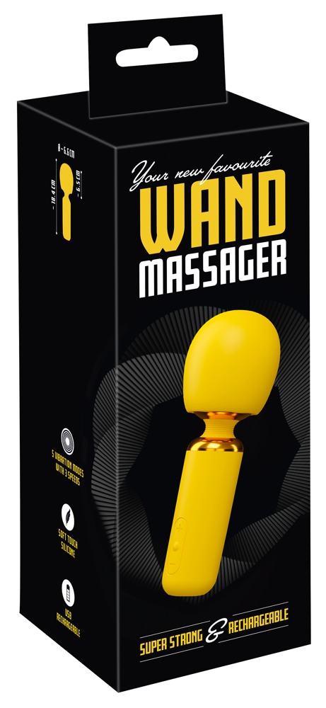 Small, compact, powerful massage wand!
Dynamic, yellow massa... YNF - Wand Massager - Yellow photo-12