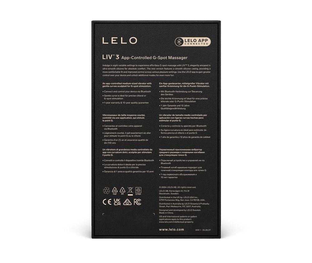 Lelo - Liv 3 优质G点震动棒 可连应用程式 - 浅蓝色 Lelo - Liv 3 优质G点震动棒 可连应用程式 - 浅蓝色 照片-11