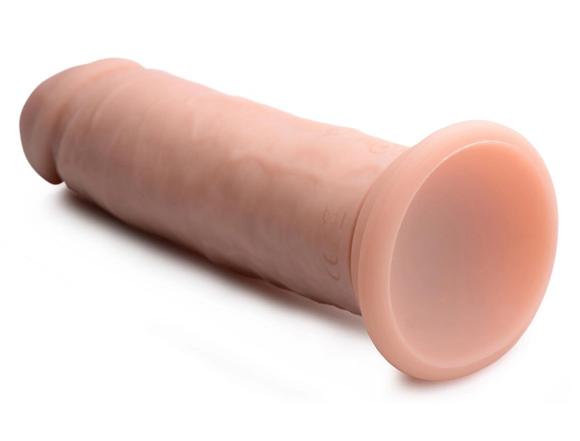 Indulge in this meaty, silky smooth and realistic cock! This... Strap U - Power Player Dildo w Remote - Light photo-5