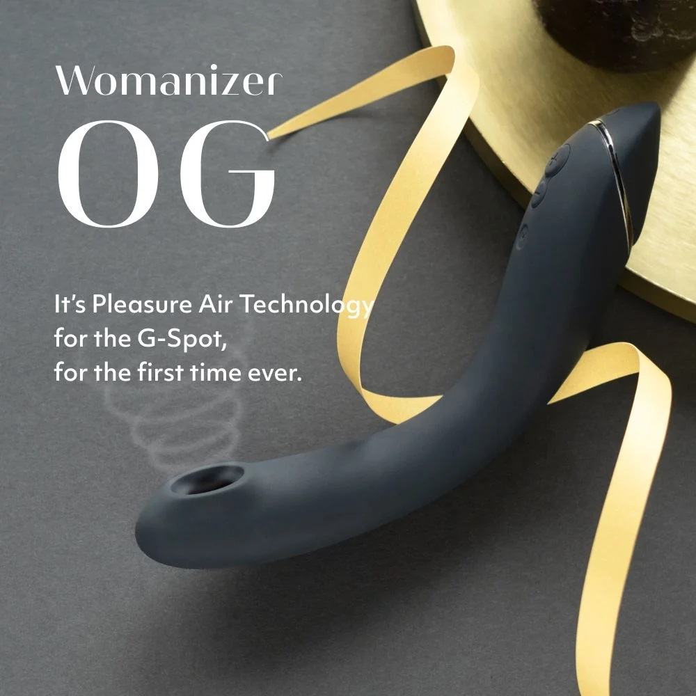 Womanizer OG is the first Pleasure Air G-spot vibrator, comb... Womanizer - OG Pleasure Air G-Spot Vibrator - Dark Grey photo-3