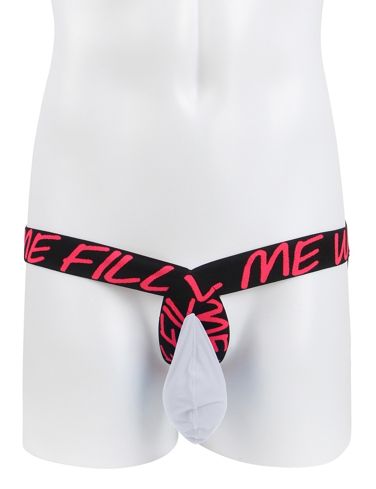 Sexy men thong underwear with jock strap back
Material ... Ohyeah - Tiny Jockstrap - White - L photo-5