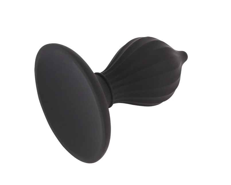 Black Mont series anal plug with cute ribbed surface
Phthal... Chisa - 3'' Control Plug - Black photo-4