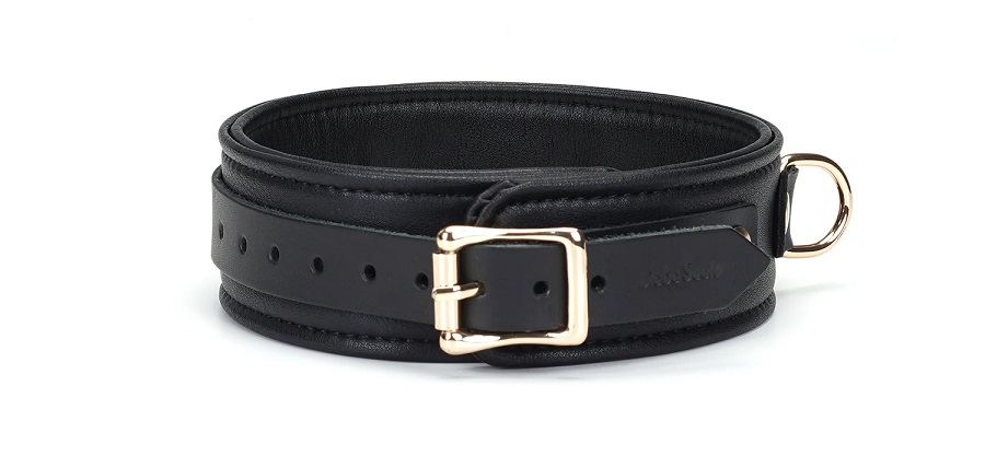 The design elements of dignity, elegance and extravagance ha... Liebe Seele - Leather Collar w Leash - Dark Secret photo-2