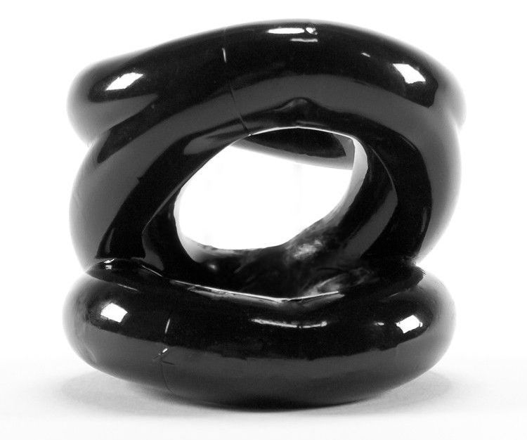 Z-BALLS is a uniquely shaped super-soft ballstretcher/cockri... Oxballs - Z-Balls Ballstretcher - Black photo-2