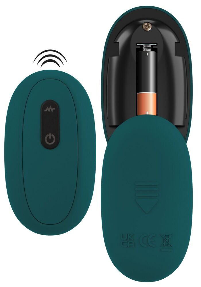 5-piece toy set RC Mini Vibrator with 4 Attachments from Cou... Couples Choice - Mini Vibrator w 4 Attachments - Green photo-12