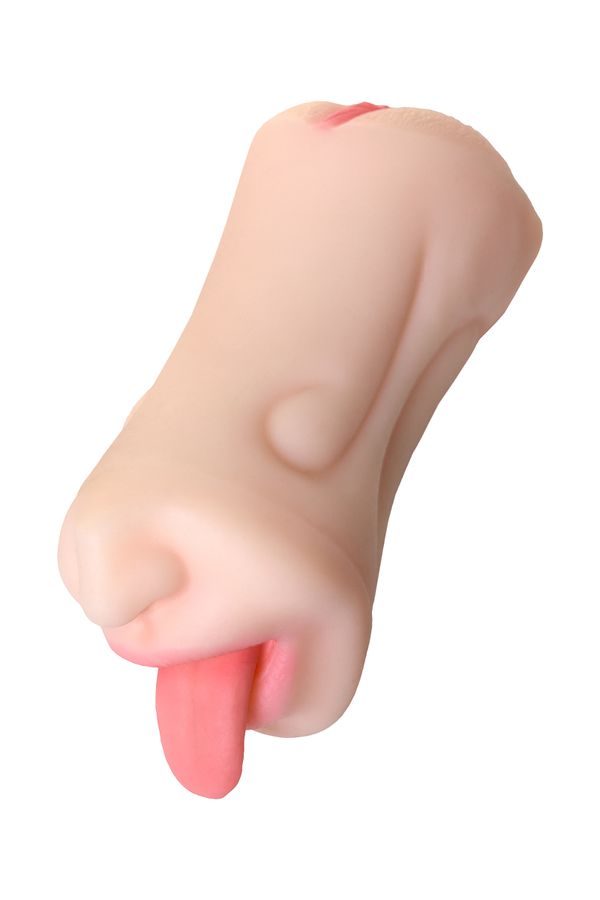 This soft pink Fruity Tongue is eager to take care of you. S... Juicy Pussy - Fruity Tongue Double Masturbator - Skin photo-7