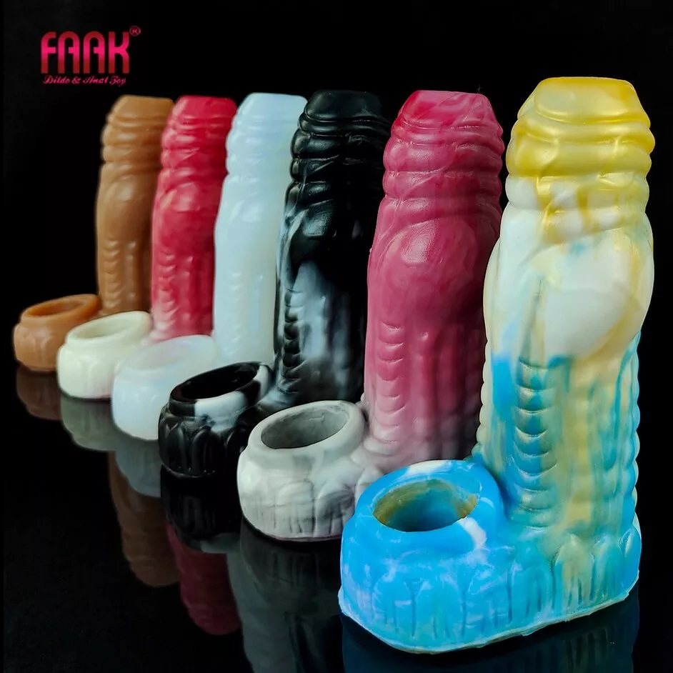 Сustom dragon cock sleeves with animal penis design for men
... FAAK - Beasty Cock Sleeve - White photo-5