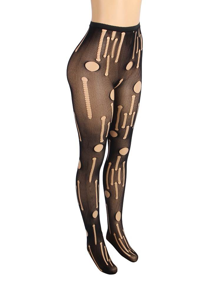 Irregular hollow design tights, fashionable and classic.
Ma... Ohyeah - Sexy Torn Pantyhose - Black - S photo-10