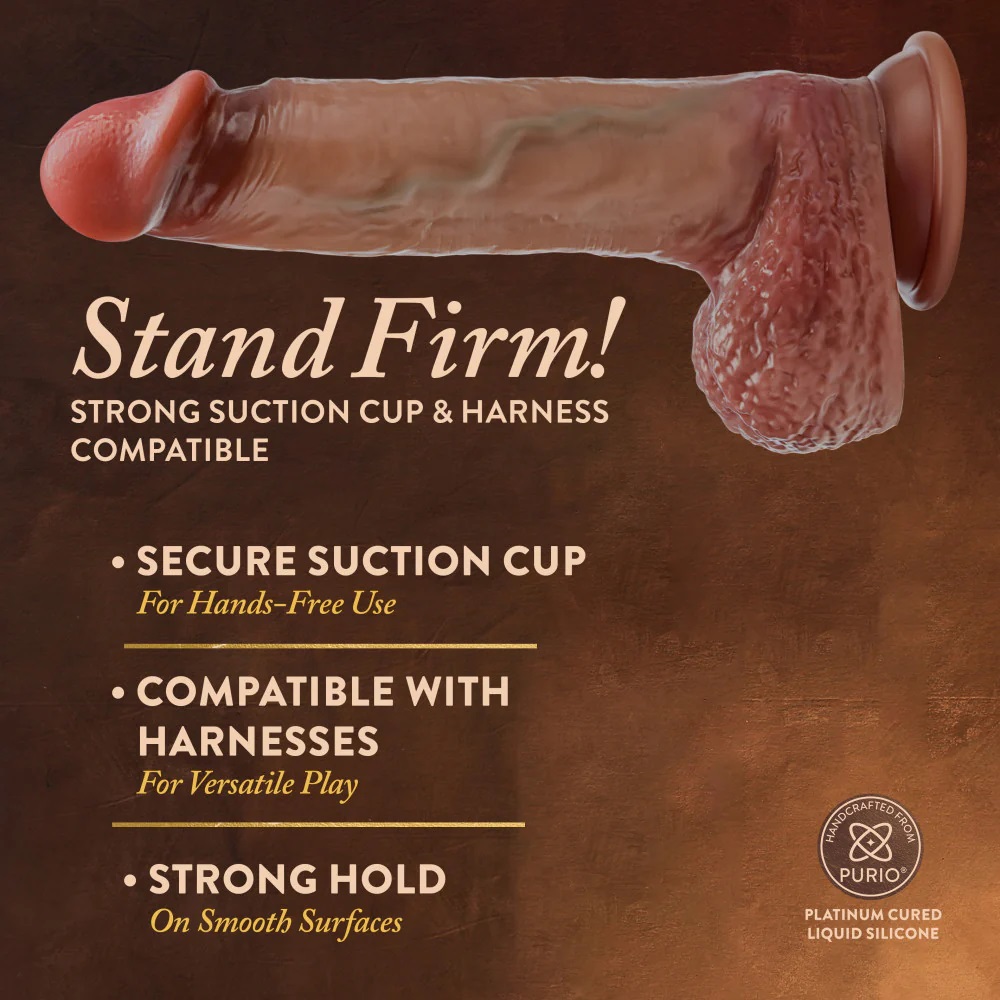 Discover your sexual enlightenment with Raphael, the 9.5-inc... Renaissance - Raphael Sliding Skin Dildo 24cm - Tan photo-8