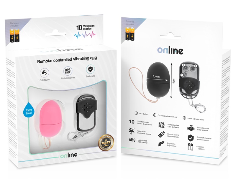 Are you tired of the monotony and looking for something to s... Online - Vibro Egg w Remote S - Pink photo-6