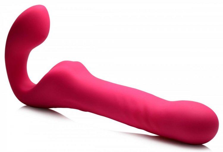 This strapless strap-on gives a little more power to each th... Strap U - Mighty-Thrust Strapless Strap-On - Pink photo-3