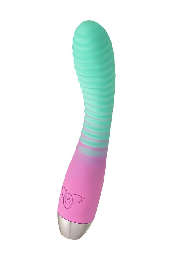 A smooth color gradient from delicate mint to warm pink does... Flovetta - Azalia G-Spot Vibrator - Mint/Pink photo-6