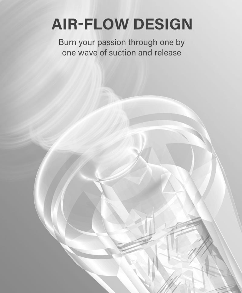 Air-flow design burn your passion through one by one wave of... Drywell - Hurricane Masturbator - White photo-4