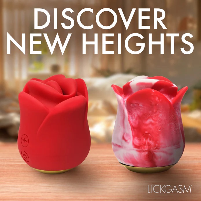 This silicone rose is about to become your new best friend, ... Lickgasm - Sweet Kiss Clitoral Stimulator - Swirl photo-9