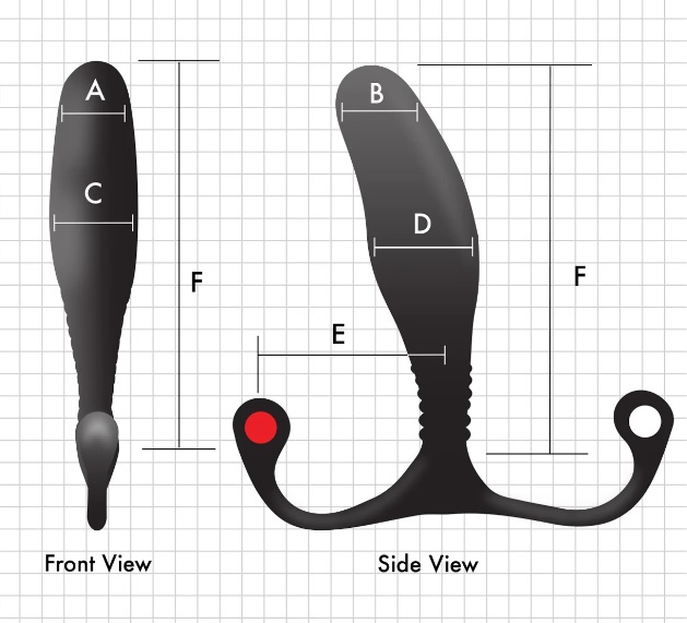 Silicone coated for the utmost comfort
Moderately focused st... Aneros - MGX Syn Trident Prostate Massager - Black photo-5