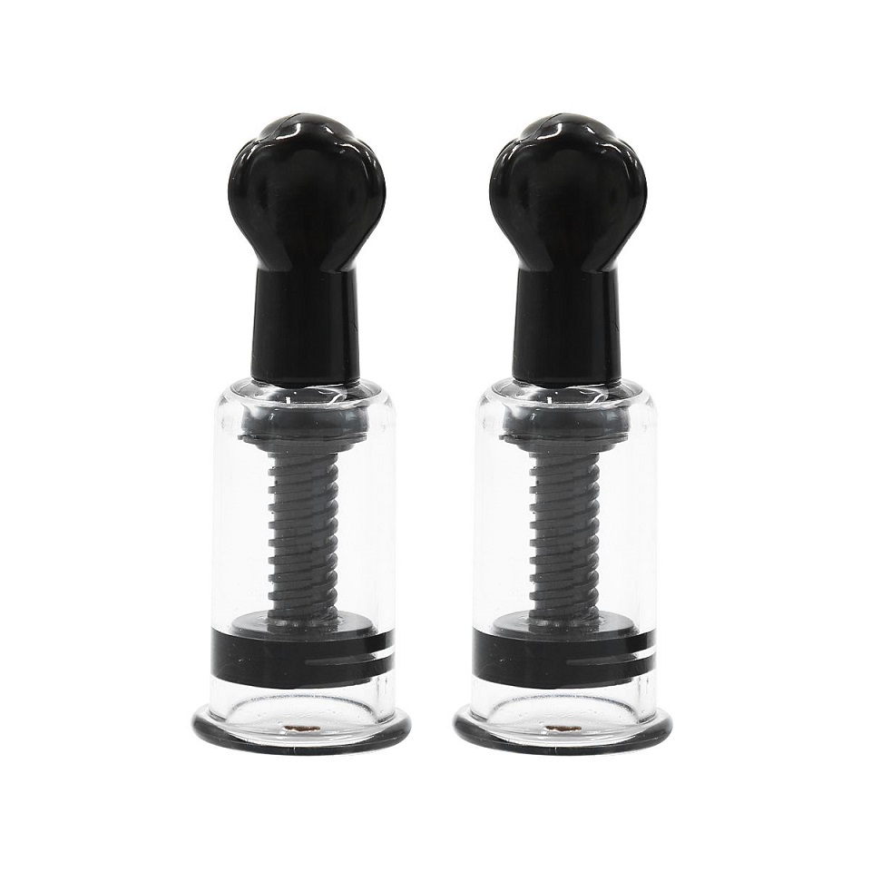 The Kiotos Cups can be applied to any body part. With a rota... Kiotos - Twist Nipple Cups S - Black photo-3