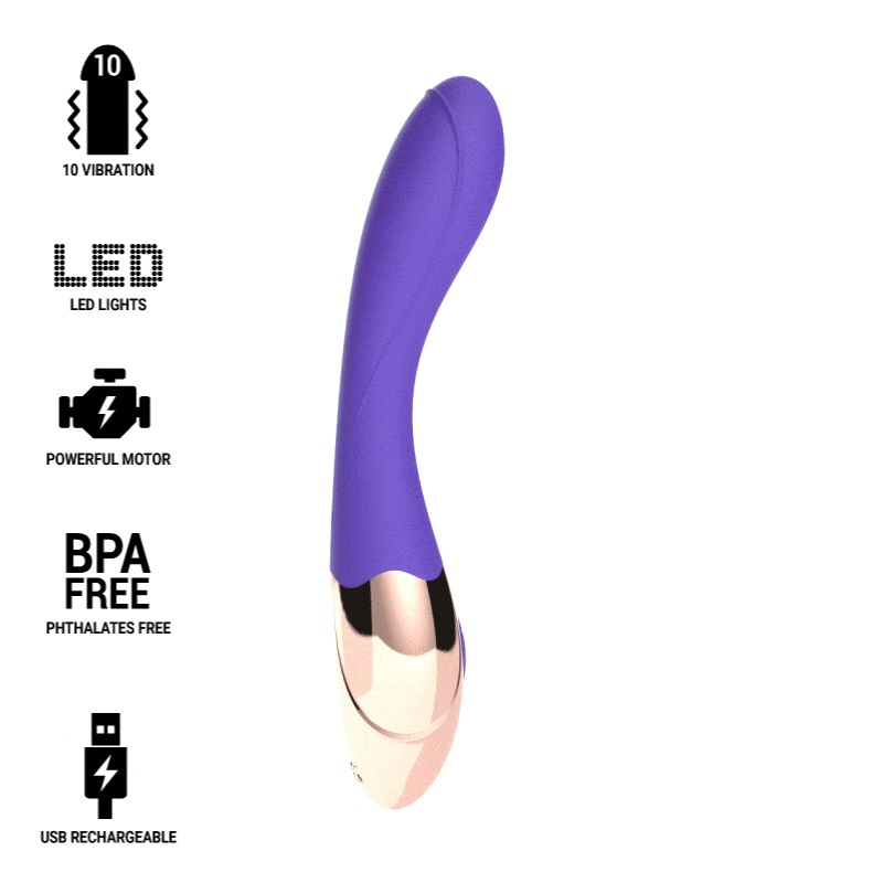 Womanvibe Sunny, the G-Spot vibrator has a unique design tha... Womanvibe - Sunny G-Spot Vibrator - Purple photo-4