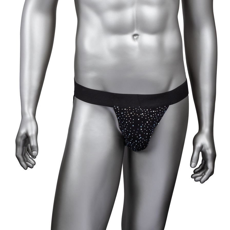 Unleash your playful side with the Radiance Jock Strap, an e... CEN - Radiance Jockstrap - Black photo-4